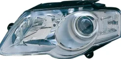 Phare Optique avant gauche pour VOLKSWAGEN PASSAT B6 2005-2010, H7+H7, vers. Valeo, Neuf