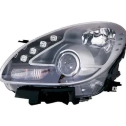 Phare Optique avant gauche à LED pour ALFA ROMEO GIULIETTA 2010-2016, H7+H1, fond noir, Neuf