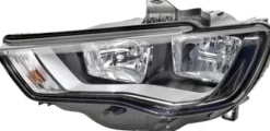 Phare Optique avant gauche pour AUDI A3 III ph.1 (3 portes) 2012-2016, H7+H15, Neuf