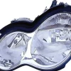Phare Optique avant gauche pour MERCEDES (W203) CLASSE C ph. 2 2004-2007, H7+H7, Neuf