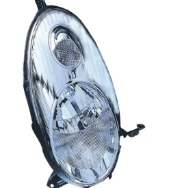 Phare Optique avant gauche pour NISSAN MICRA III (K12) ph.1, 2003-2005, H4, chromé, Neuf