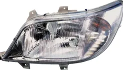 Phare Optique avant gauche pour MERCEDES SPRINTER I (W901-W905) 2000-2002, H7+H1+H1, électrique