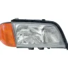 Phare Optique avant gauche pour MERCEDES (W180-202) CLASSE C 1993-1997, H1+H1+H3, Neuf