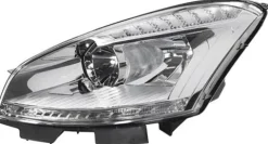 Phare Optique avant gauche pour CITROËN C4 PICASSO I phase 2, 2010-2013, H7+H1, Neuf