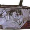 Phare optique avant gauche H4 pour MITSUBISHI PAJERO III phase 2, 2003-2006, Neuf