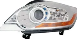 Phare Optique avant gauche pour FORD KUGA I 2011-2012, H7+H7,sans porte-lampe Neuf