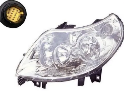 Phare Optique avant gauche pour CITROËN JUMPER II phase 1, 2006-2014, H7+H1, Neuf