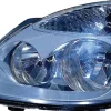 Phare Optique avant gauche pour RENAULT CLIO CAMPUS, 2006-2009, H7+H1, fond gris, Neuf