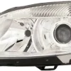 Phare Optique avant gauche pour SKODA FABIA II ph. 2 2010-2014, H7+H7, 2 paraboles, Neuf