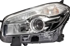Phare Optique avant gauche pour NISSAN QASHQAI I ph.2, 2010-2014, H7+H7, Neuf