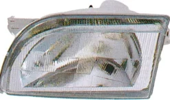Phare Optique avant gauche pour FORD TRANSIT Mk5, 1994-2000, (verre), H4, manuel, Neuf