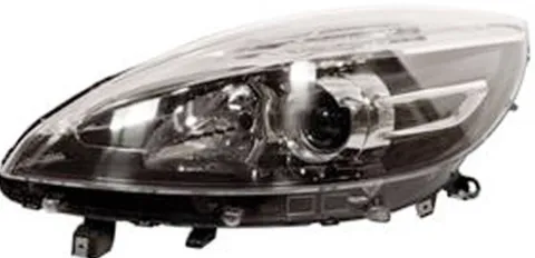 Phare Optique avant gauche pour RENAULT SCENIC/X-MOD 2013-2016, H7+H7, Neuf