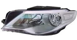Phare Optique avant gauche pour VOLKSWAGEN PASSAT CC 2008-2011, H7+H7, Neuf