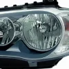 Phare Optique avant gauche gris foncé pour BMW SERIE 1 E87N, 2007-2009, H7+H7, Neuf