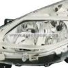 Phare Optique avant gauche pour RENAULT CLIO 3 phase 2, 2009-2012, H7+H7, fond chromé, Neuf