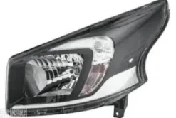 Phare optique avant gauche pour OPEL VIVARO II 2014-2019, H4, avec moteur, Neuf