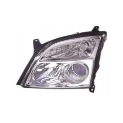 Phare Optique avant gauche pour OPEL VECTRA 2002-2005, H7+H7, avec corps chromé, Neuf