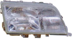 Phare Optique avant gauche pour MERCEDES (W180-202) CLASSE C 1993-1997, H1+H1+H3, Neuf