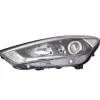 Phare optique avant gauche à LED pour HYUNDAI TUCSON III phase 1, 2015-2018, H7+H7+H7+PY21W, fond noir, Neuf
