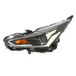 Phare Optique avant gauche à LED pour Toyota Aygo II Phase 2 20182022, H1R2-P21W, avec prédisposition pour réglage électrique, Neuf