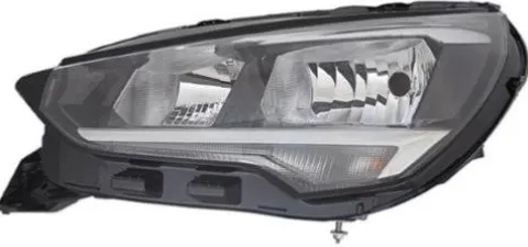 Phare Optique avant gauche pour OPEL CORSA F 2019-2023, H7+H15+PY24W, Neuf