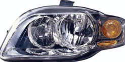 Phare Optique avant gauche pour AUDI A4 III 2004-2006, H7+H7, feu clignotant orange, Neuf