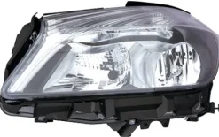 Phare Optique avant gauche pour MERCEDES (W176) CLASSE A 2012-2015, H7+H15, Neuf