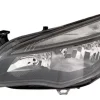 Phare Optique avant gauche pour OPEL ASTRA J 2012-2016, H7+H7, Corps Noir