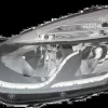Phare Optique avant gauche pour RENAULT CLIO IV phase 1, 2016, H7+H1 fond noir, contour blanc, Neuf