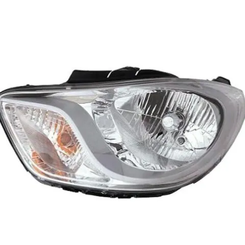 Phare optique avant gauche H4 pour HYUNDAI I10, 2010-2013, corps chromé, neuf