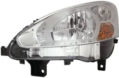 Phare Optique avant gauche pour PEUGEOT PARTNER II phase 3, 2015-2018, H4, électrique, Neuf