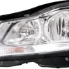 Phare Optique avant gauche pour MERCEDES (W204) CLASSE C ph. 2 2011-2014, H7+H7, Corps chromé