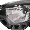 Phare Optique avant gauche pour RENAULT TWINGO II phase 2, 2012-2014, H4, fond noir, Neuf
