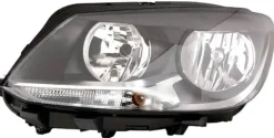 Phare Optique avant gauche pour VOLKSWAGEN CADDY III phase 2, 2010-2015, H7+H15, Neuf