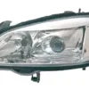 Phare Optique avant gauche pour OPEL ASTRA G 1998-2001, H7+HB3, Corps chromé, Neuf