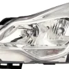 Phare Optique avant gauche pour OPEL CORSA D phase 2, 2011-2014, H1+H7, fond chromé, Neuf