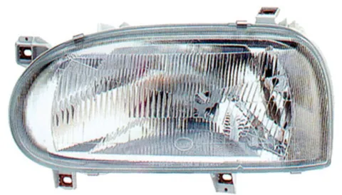 Phare Optique avant manuel droit pour VOLKSWAGEN GOLF III 1991-1997, H4, Neuf