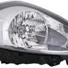 Phare Optique avant droit pour FIAT PUNTO EVO, 2009-2011, H4, fond chromé, Neuf