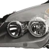 Phare Optique électrique avant gauche pour OPEL ASTRA H 2004-2007, H7+H1, corps noir, Neuf