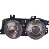 Phare optique manuel avant gauche pour BMW Serie 5 E34 1988-1995, H1+H1, Neuf
