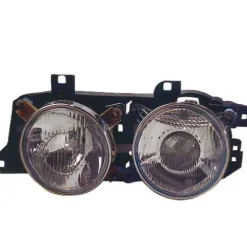 Phare optique manuel avant gauche pour BMW Serie 5 E34 1988-1995, H1+H1, Neuf