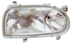 Phare Optique réglable électriquement avant gauche pour VOLKSWAGEN GOLF III 1991-1997, H1+H1, Neuf
