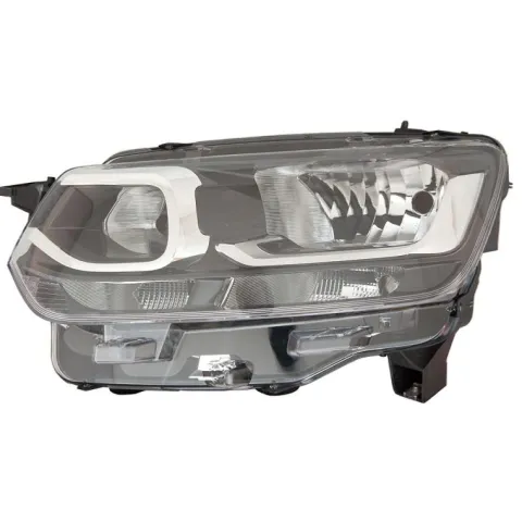 Phare Optique supérieur avant gauche pour CITROËN BERLINGO III ph.1 2018-2024, H7+H1, électrique,