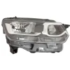 Phare Optique supérieur avant droit pour CITROËN BERLINGO III ph.1 2018-2024, H7+H1, électrique,
