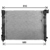 Radiateur de refroidissement moteur pour DACIA DOKKER ph.1 2012-2017, OEM: 214105FA0B, Neuf