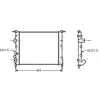 Radiateur de refroidissement moteur pour RENAULT MEGANE I ph.2 1999-2002, OEM: 7700838134, Neuf