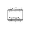 Radiateur de refroidissement moteur pour SUZUKI SWIFT I 2005-2006, OEM: 1770062J00, Neuf