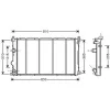 Radiateur de refroidissement moteur pour RENAULT MASTER II ph.2 2003-2010, OEM: 2140000QAK, Neuf