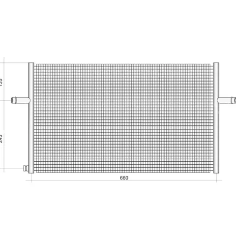 Radiateur de refroidissement moteur pour MERCEDES CLASSE CLA 2013-2016 (W117), OEM: A995006403, Neuf