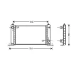 Radiateur de refroidissement moteur pour FIAT STILO 2001-2003, OEM: 51735217, Neuf